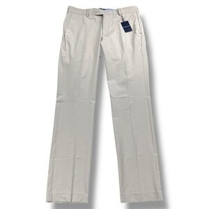 NWT Peter Millar Surge Performance Trouser Pants Size 40x30 Oatmeal - $198